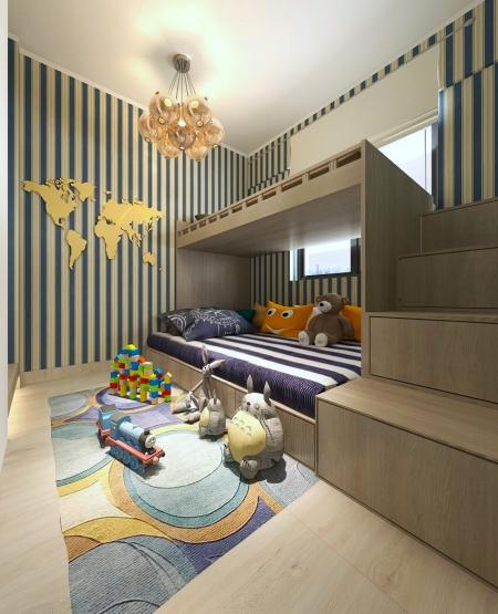 Children room 3ds max vray interior scene model 00