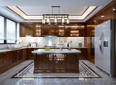 Kitchen 3ds max vray interior scene model 0010