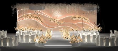 Wedding hall 3ds max vray interior scene model 002