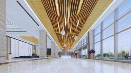 Hotel hall 3ds max vray interior scene model 0009