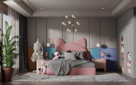 Children room 3ds max vray interior scene model 00