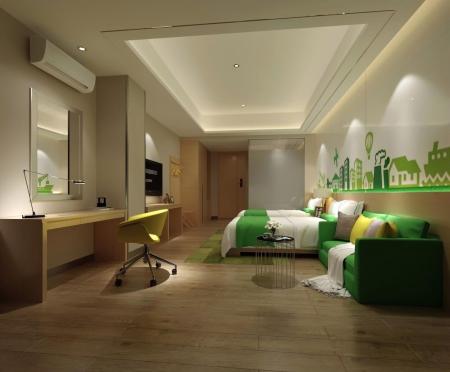 Hotel room 3ds max vray interior scene model 0059