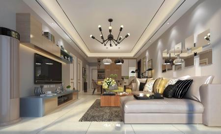 Living room 3ds max vray interior scene model 0149