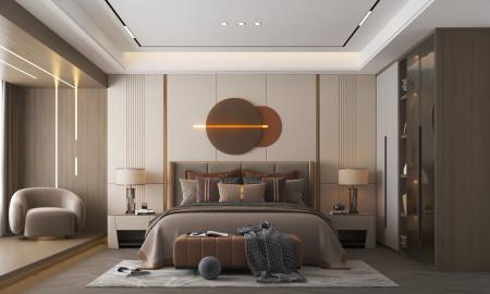 Bedroom 3ds max vray interior scene model 0047