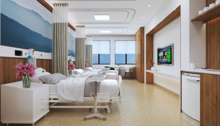 Hospital ward 3ds max vray interior scene model 00