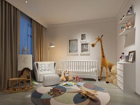 Children room 3ds max vray interior scene model 01