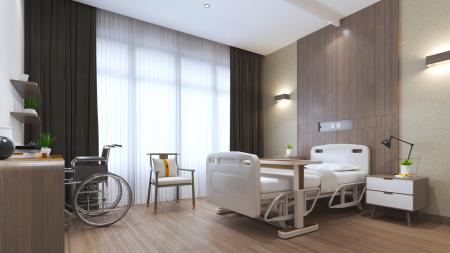 Hospital ward 3ds max vray interior scene model 00