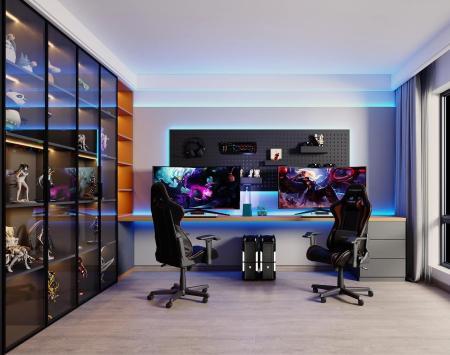 Gaming room 3ds max vray interior scene model 0023