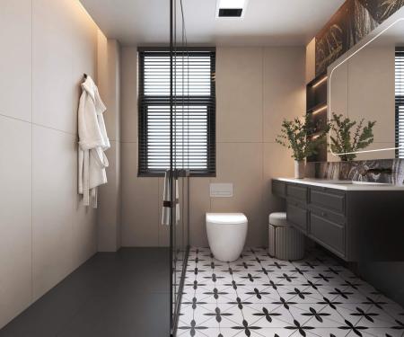 Modern Bathroom French Toilet 3ds max vray interio