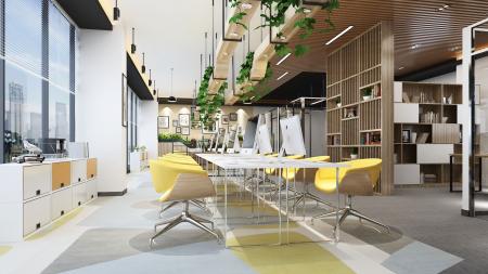 Office 3ds max vray interior scene model 0003