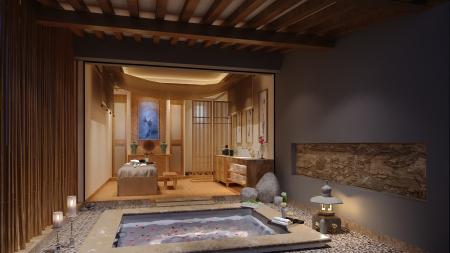 Spa 3ds max vray interior scene model 0008