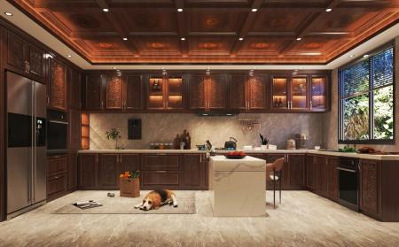 Kitchen 3ds max vray interior scene model 0047