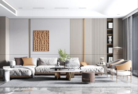 living room 3ds max vray interior scene model 0055