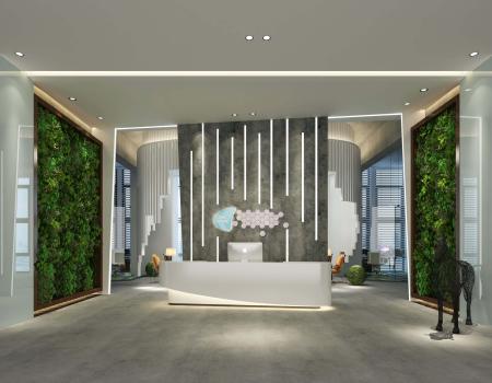 Reception hall 3ds max vray interior scene model 0