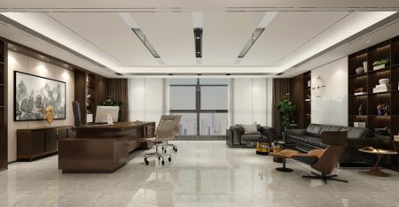 Office 3ds max vray interior scene model 0062