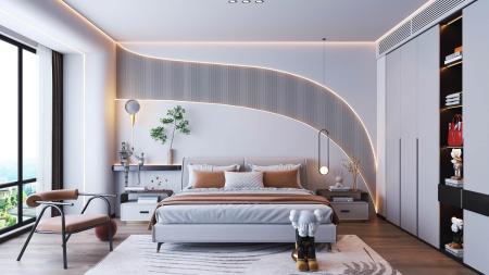 Bedroom 3ds max vray interior scene model 0072