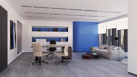 Office 3ds max vray interior scene model 0053
