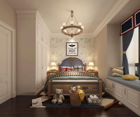 Children room 3ds max vray interior scene model 00