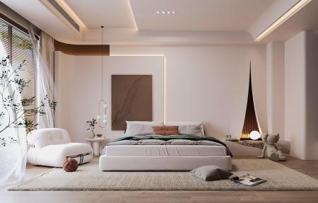 Bedroom 3ds max vray interior scene model 0084