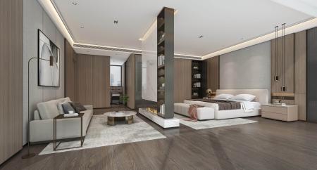 Modern Bedroom 3ds max vray interior scene model 0141
