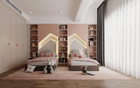 Children room 3ds max vray interior scene model 00