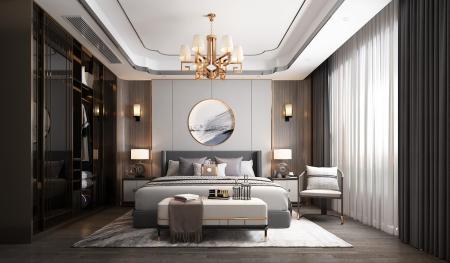 Bedroom 3ds max vray interior scene model 0010