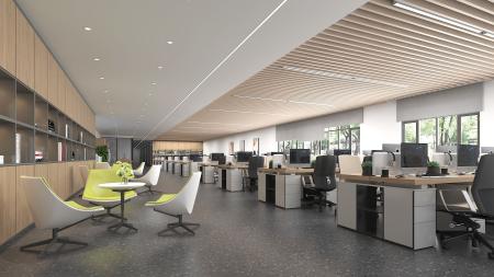 Office 3ds max vray interior scene model 0055