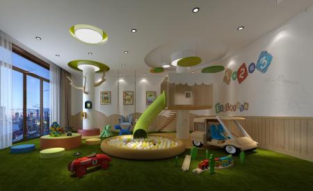 Kindergarten 3ds max vray interior scene model 002