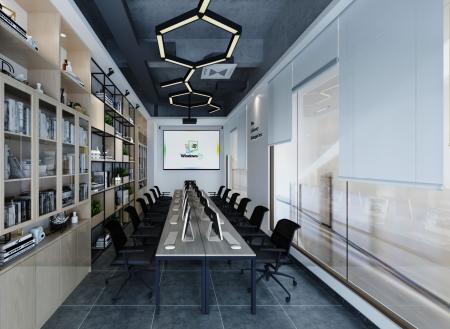 Meeting room 3ds max vray interior scene model 008