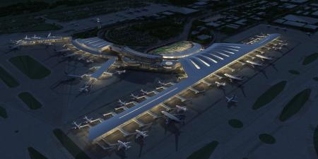 Airport 3ds max Vray exterior scene model 0001