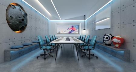 Meeting room 3ds max vray interior scene model 007