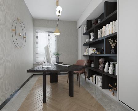 Home office 3ds max vray interior scene model 0010