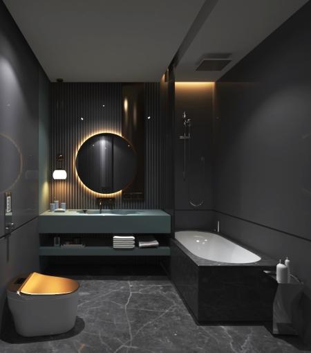 Bathroom 3ds max vray interior scene model 0028