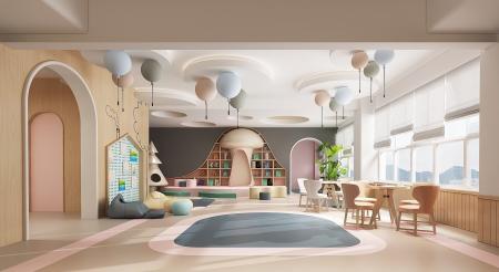 Kindergarten 3ds max vray interior scene model 000