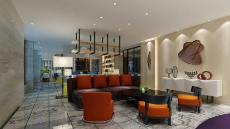 Clubhouse 3ds max vray interior scene model 0006