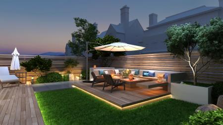 Courtyard 3ds max vray exterior scene model 0002