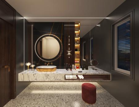 Bathroom 3ds max vray interior scene model 0034