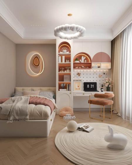 Children room 3ds max vray interior scene model 00