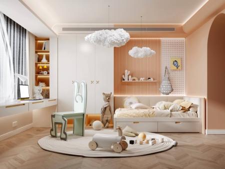 Children room 3ds max vray interior scene model 00