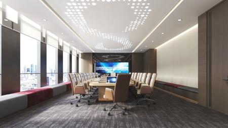 Meeting room 3ds max vray interior scene model 006