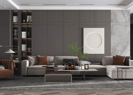 living room 3ds max vray interior scene model 0046