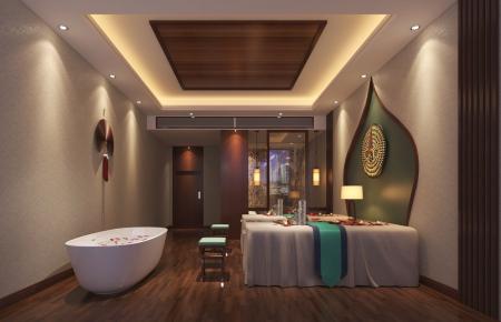 Spa 3ds max vray interior scene model 0015