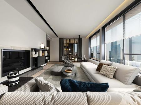 Living room 3ds max vray interior scene model 0184