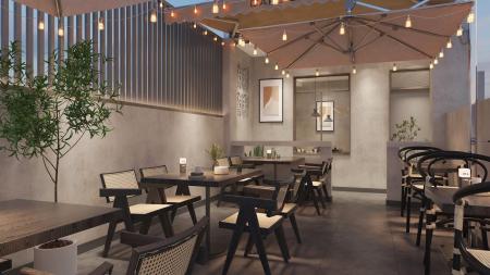 Coffee Shop 3ds max vray interior scene model 0090