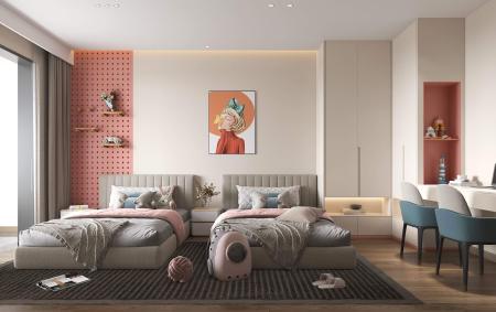 Children room 3ds max vray interior scene model 00