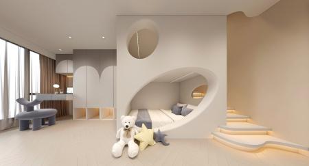 Children room 3ds max vray interior scene model 00