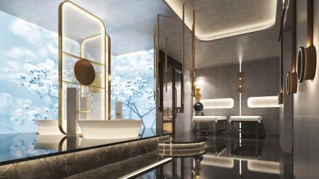 Spa 3ds max vray interior scene model 0017